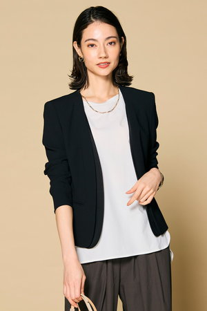 ベイジ，/BEIGE，のCINDY（シンディ）/ダブルカラージャケット(110800/110801)