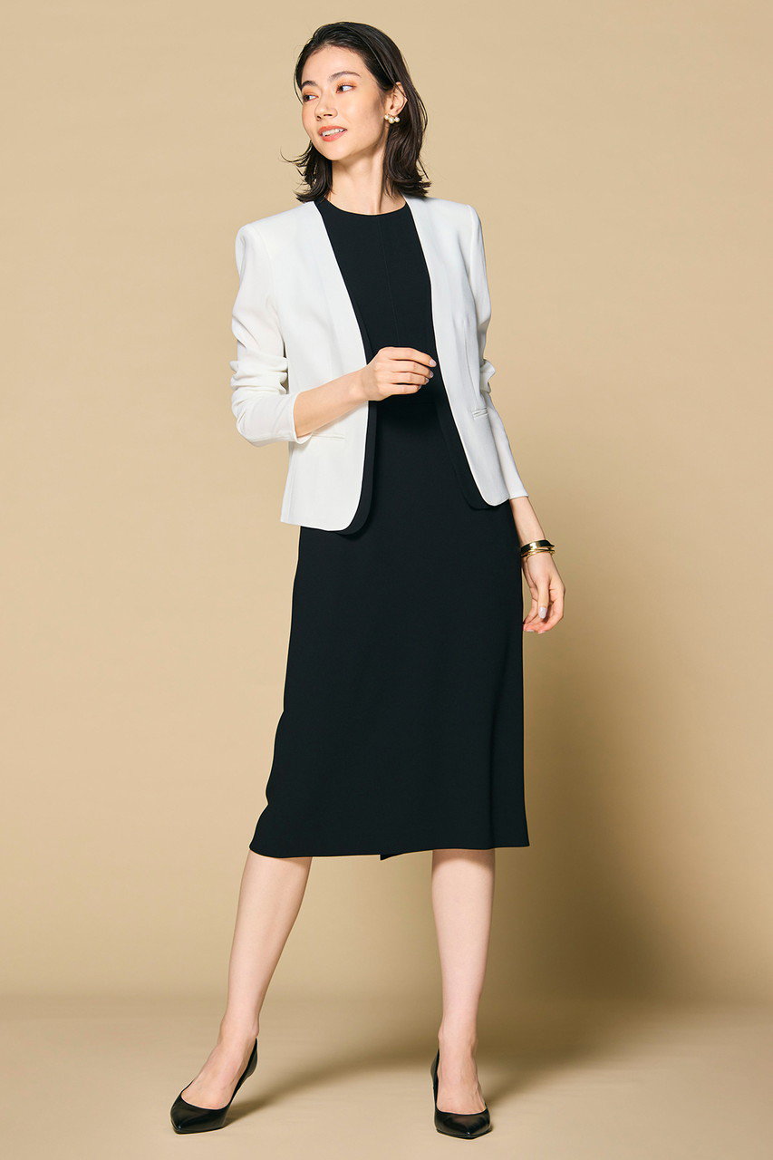 BEIGE，(ベイジ，)｜CINDY（シンディ）/クルーネックドレス/Black