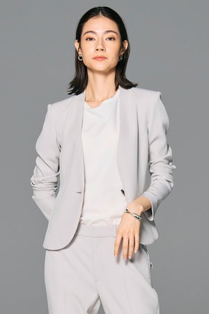 ベイジ，/BEIGE，のLUIZA（ルイーザ）/ノーカラージャケット(110800/110801)