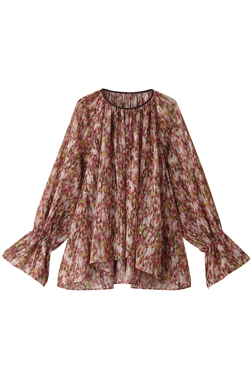 BEIGE, BORONIA(ボロニア)/フラワーシフォンブラウス (Pink Print, 4) ベイジ, ELLE SHOP BEIGE, BORONIA(ボロニア)/フラワーシフォンブラウス (Pink Print, 4) ベイジ, ELLE SHOP