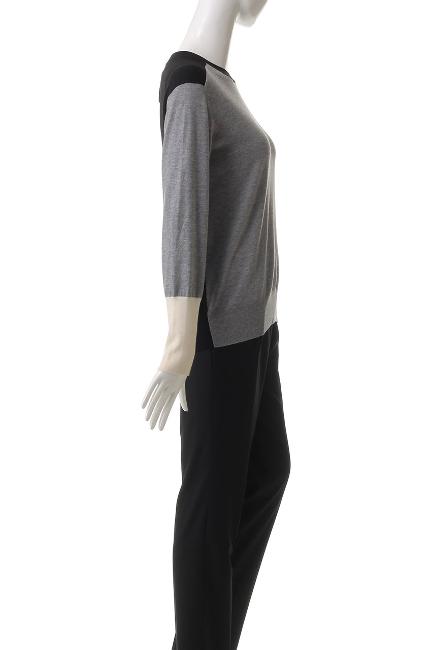 BEIGE, ★BURNET /カラーミックストップス　ベイジ23100円 BEIGE，(ベイジ，)｜BURNET（バーネット）/カラーミックスクルーネック