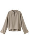 RUE（ルー）/スリットネックフォルムブラウス ベイジ，/BEIGE， Taupe