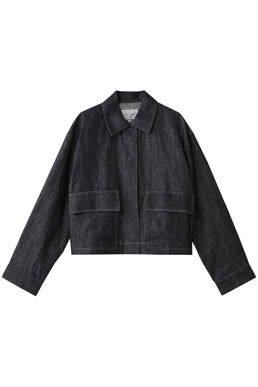 BEIGE, CUPHEA(クフェア)/アウトポケットジャケット (Indigo, 4) ベイジ, ELLE SHOP BEIGE, CUPHEA(クフェア)/アウトポケットジャケット (Indigo, 4) ベイジ, ELLE SHOP