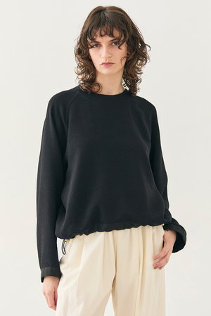 ベイジ，/BEIGE，のBROOM（ブルーム）/スウェット風プルオーバードローストリングトップス(110100/110105)