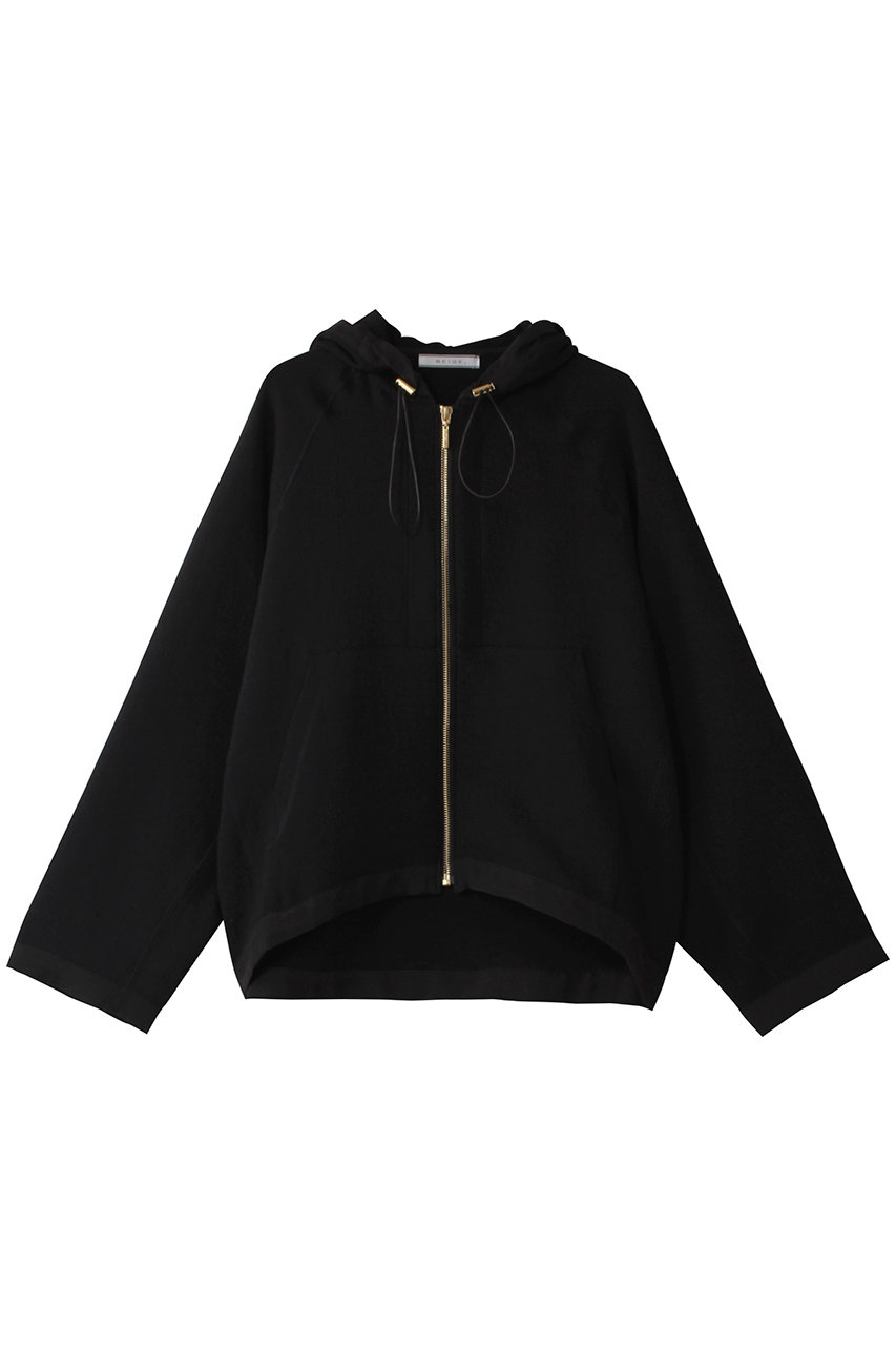 BEIGE, BROOM(ブルーム)/スウェット風オーバーサイズドローストリングパーカー (Black, 4) ベイジ, ELLE SHOP BEIGE, BROOM(ブルーム)/スウェット風オーバーサイズドローストリングパーカー (Black, 4) ベイジ, ELLE SHOP