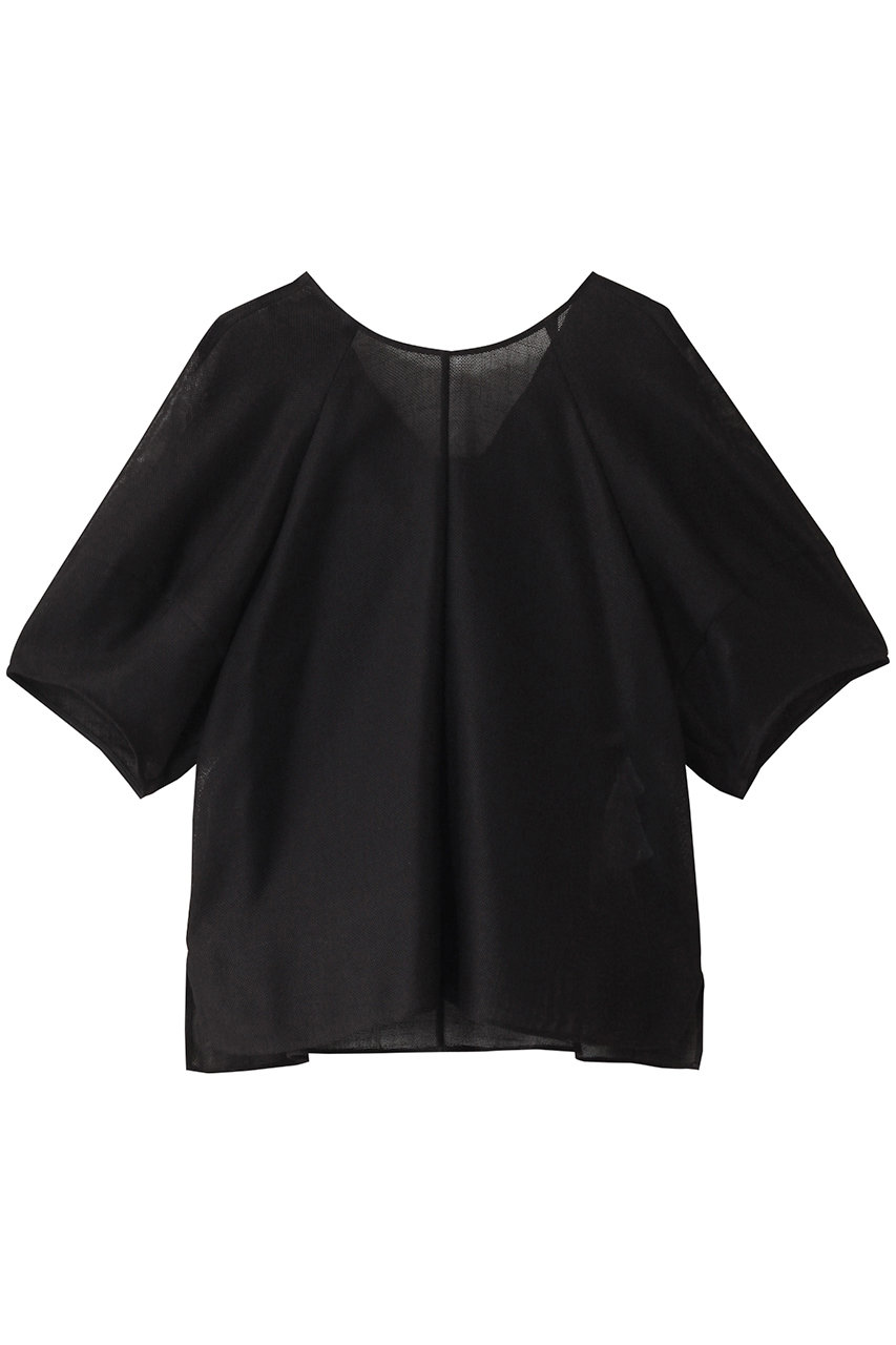 BEIGE, LIATRIS(リアトリス)/バックリボンハーフスリーブブラウス (Black, 4) ベイジ, ELLE SHOP BEIGE, LIATRIS(リアトリス)/バックリボンハーフスリーブブラウス (Black, 4) ベイジ, ELLE SHOP