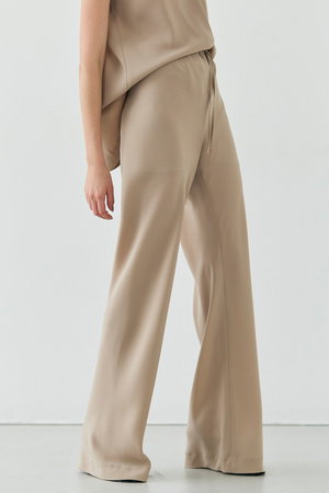 ベイジ，/BEIGE，のFLEUR（フルール）/ウエストゴムイージーワイドパンツ(110600/110601)