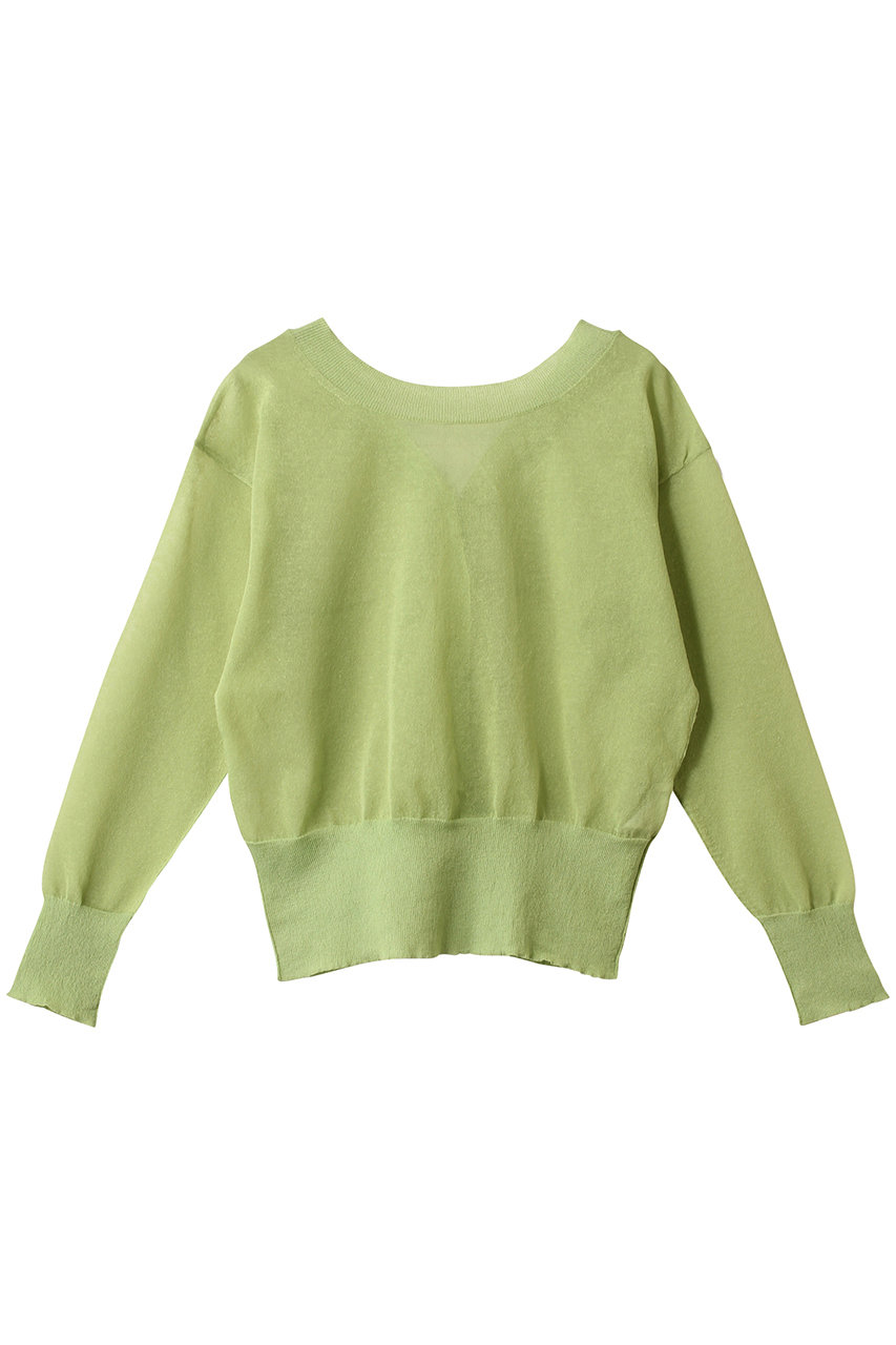 BEIGE, LUPINUS(ルピナス)/前後2WAYシアーニットカーディガン (Lime, 4) ベイジ, ELLE SHOP BEIGE, LUPINUS(ルピナス)/前後2WAYシアーニットカーディガン (Lime, 4) ベイジ, ELLE SHOP