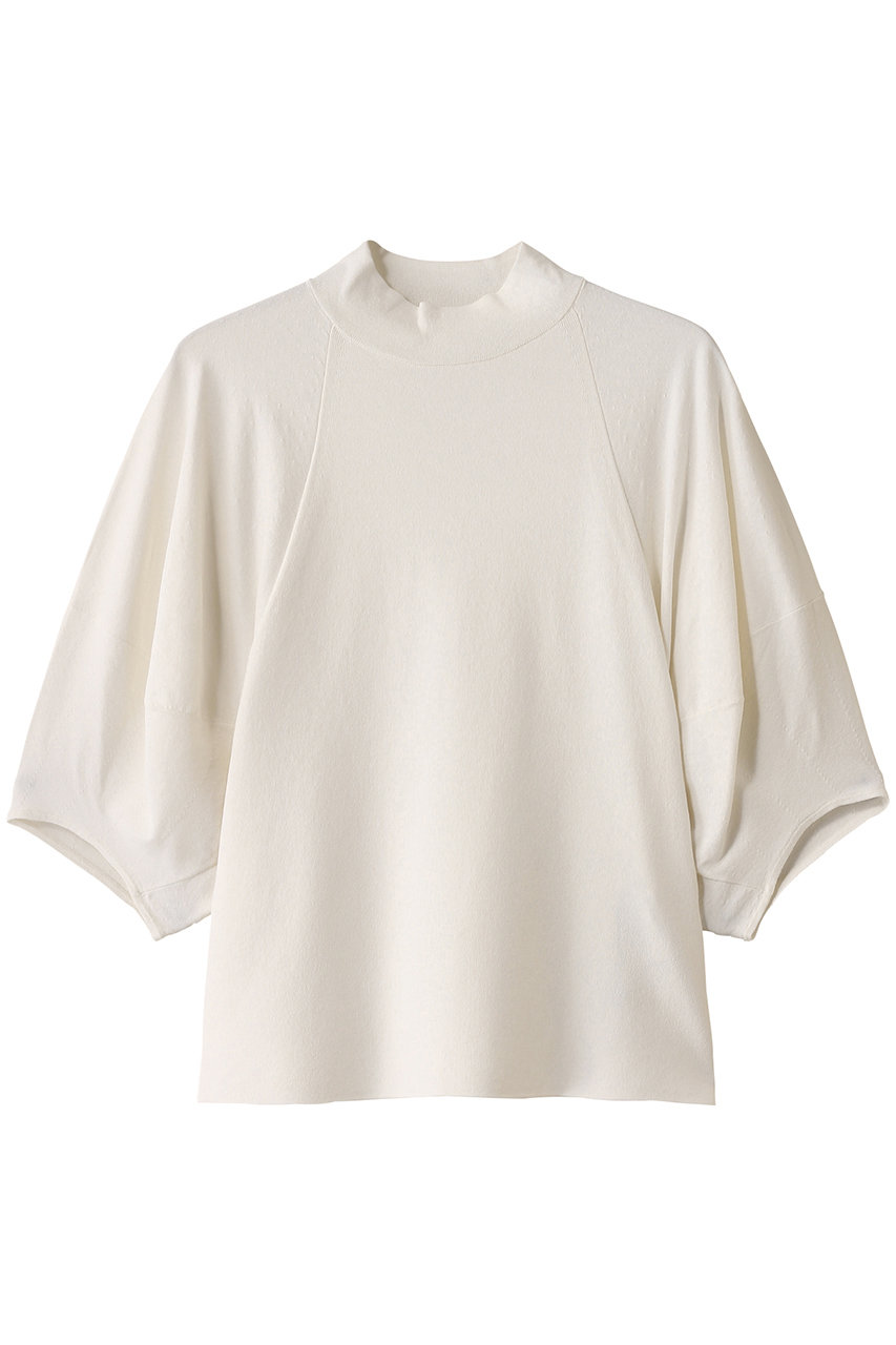 BEIGE, NADIA(ナディア)/ボリュームスリーブ半袖ボトルネックニット (Ecru, 4) ベイジ, ELLE SHOP BEIGE, NADIA(ナディア)/ボリュームスリーブ半袖ボトルネックニット (Ecru, 4) ベイジ, ELLE SHOP