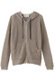 OPTICAL（オプティカル）/ペーパーヤーンフーディージップニット ベイジ，/BEIGE， Flax