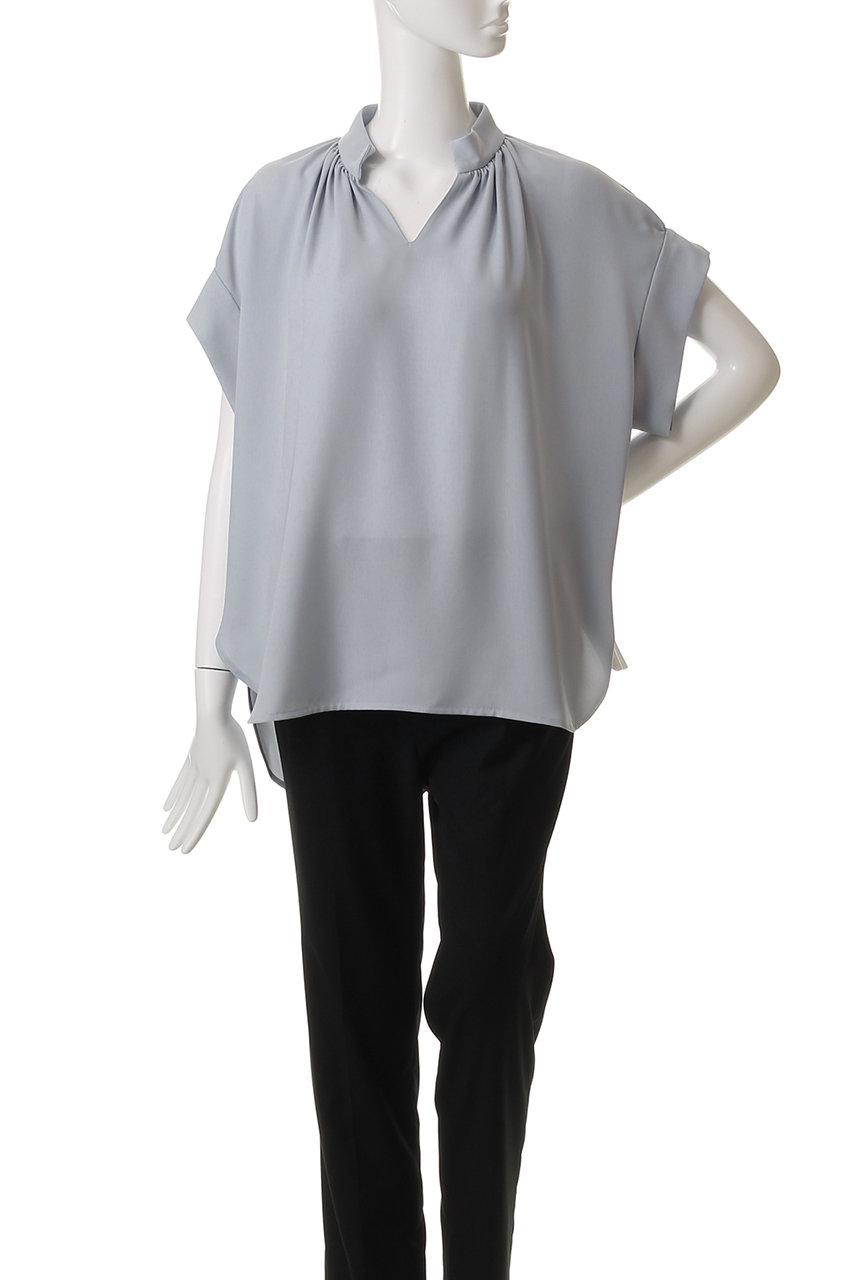 077 新品今季 BEIGE ベイジ CELOSIA / スキッパーブラウス 2 WEB限定・洗える】CELOSIA / スキッパーブラウス / BEIGE