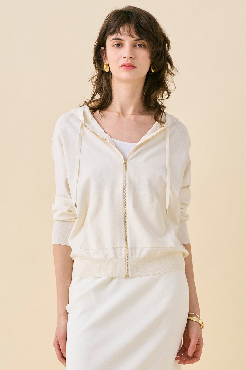 BEIGE, ベイジ【洗える】MONSTERA /フーデットニット34,100円 BEIGE，(ベイジ，)｜MONSTERA（モンステラ）/フーデットニット