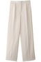BERNARD（ベルナール）/リネンストレートフルレングスパンツ ベイジ，/BEIGE， Meringue