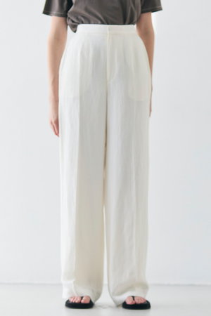 ベイジ，/BEIGE，のBERNARD（ベルナール）/リネンストレートフルレングスパンツ