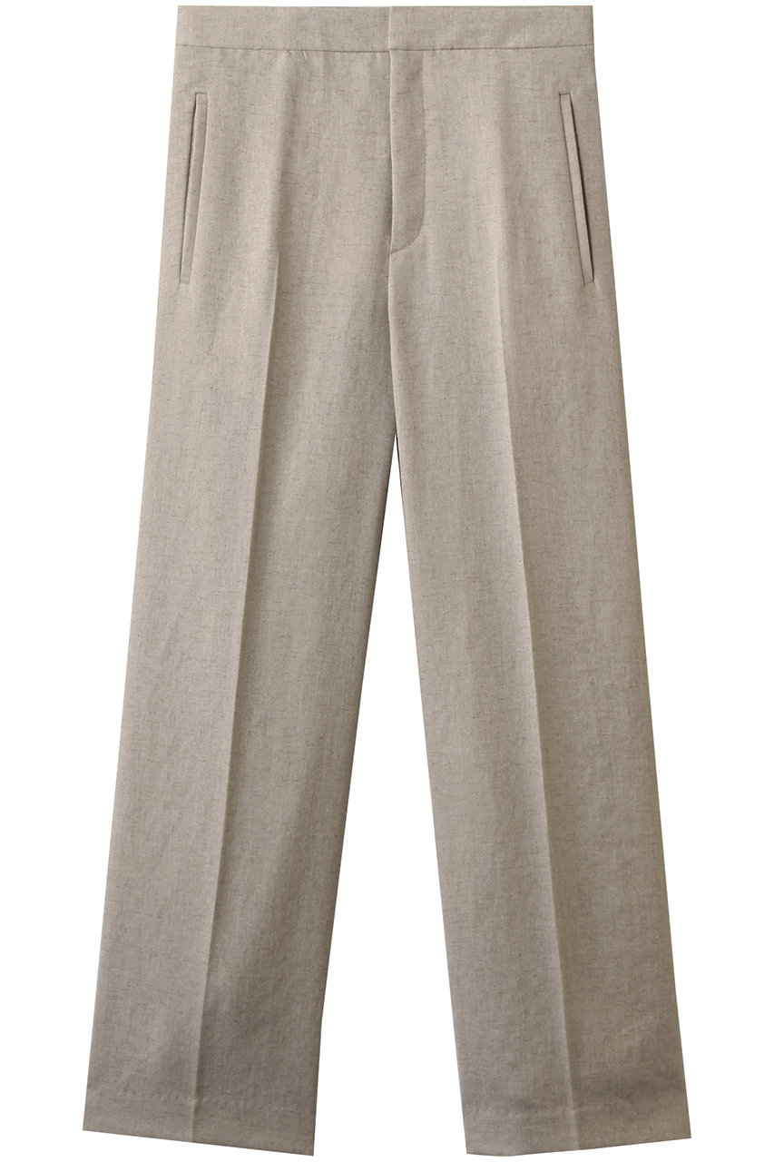 ベイジ，/BEIGE，のCAROLE（キャロル）/リネンライクフルレングスワイドパンツ(Sand/PRCWGM0730)