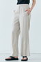 CAROLE（キャロル）/リネンライクフルレングスワイドパンツ ベイジ，/BEIGE，