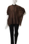 AMARYLLIS（アマリリス）/シアーパフオーバーサイズブラウス ベイジ，/BEIGE，