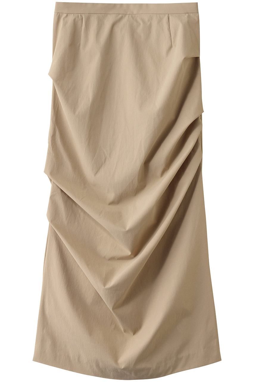 ベイジ，/BEIGE，のYANN（ヤン）/サイドタックIラインロングスカート(Beige/SKCWGM0501)