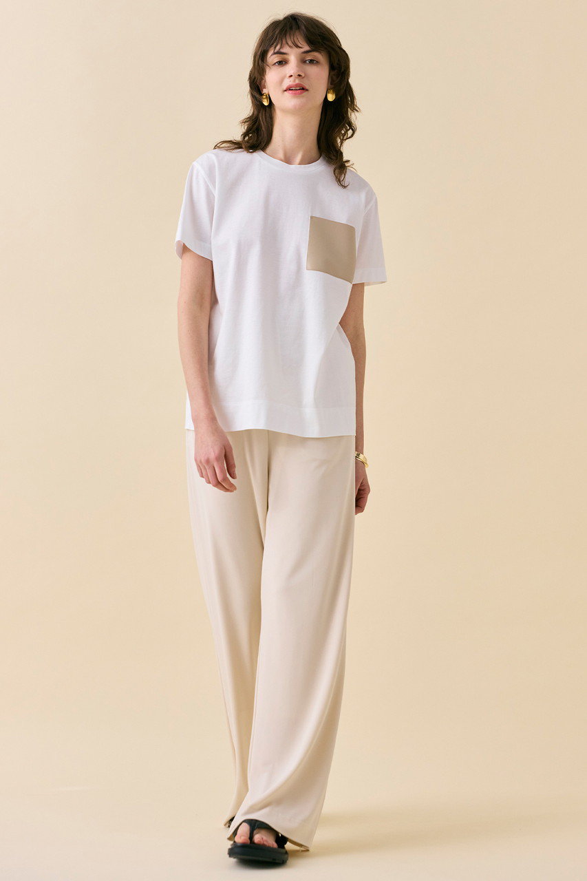 正規店買付【GIVENCHY】ホワイト コットン クルーネックTシャツ BEIGE，(ベイジ，)｜TORENIA（トレニア）/レザーポケット