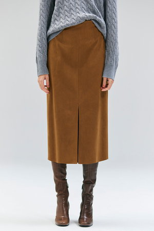 新品タグ付き【BEIGE,】ベイジ　ウール　スカート　日本製　L BEIGE，｜ベイジ，のスカート通販｜ELLE SHOP (エル・ショップ)