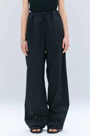 ベイジ，/BEIGE，のPICCOLO / パンチングドットイージーワイドパンツ/(110600/110601)