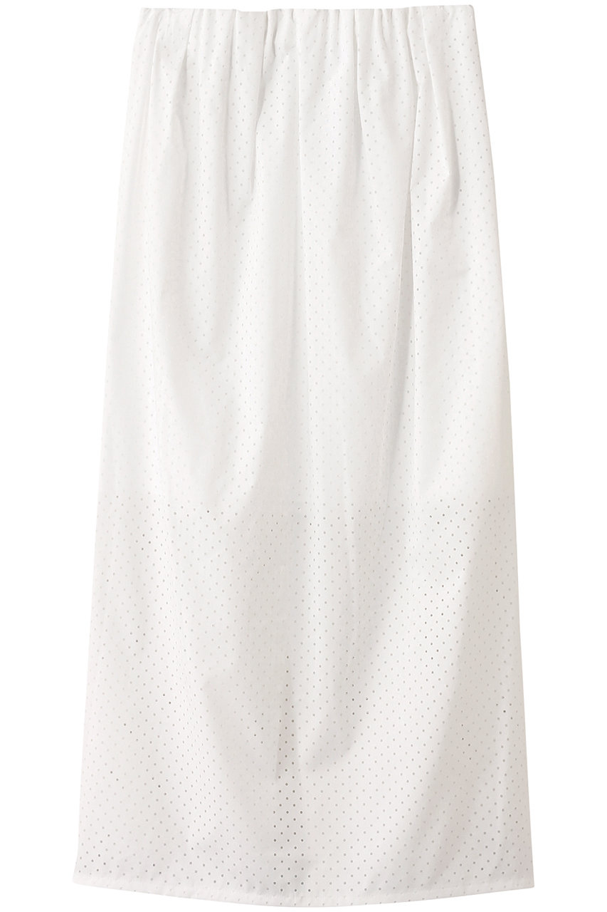 ベイジ，/BEIGE，のPICCOLO / パンチングドットIラインスカート/(White/SKCWGA0003)