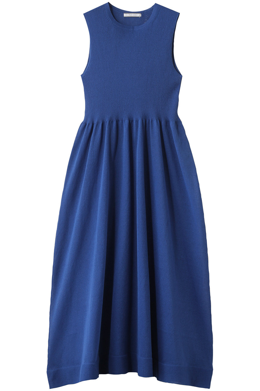 BEIGE, MILANO / リネン混シアーニットAラインワンピース/ (Blue, 4) ベイジ, ELLE SHOP BEIGE, MILANO / リネン混シアーニットAラインワンピース/ (Blue, 4) ベイジ, ELLE SHOP