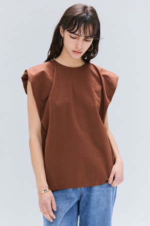 ベイジ，/BEIGE，のSCALA / コットンリネンボリュームスリーブトップス/(110400/110402)