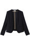 CINDY（シンディ）/ダブルカラージャケット ベイジ，/BEIGE， Navy x Black