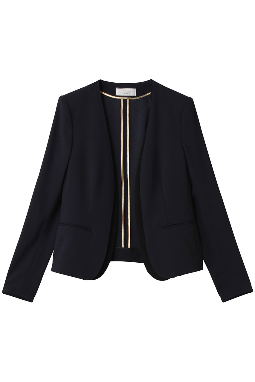 BEIGE, CINDY(シンディ)/ダブルカラージャケット (Navy x Black, 2) ベイジ, ELLE SHOP BEIGE, CINDY(シンディ)/ダブルカラージャケット (Navy x Black, 2) ベイジ, ELLE SHOP
