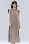 BATEAU（バトー）/フレンチスリーブAラインタックワンピース ベイジ，/BEIGE，