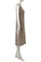CINDY（シンディ）/クルーネックノースリーブワンピース ベイジ，/BEIGE，