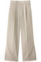 BATEAU（バトー）/イージーウエストサイドスリットタックパンツ ベイジ，/BEIGE， Beige