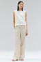 BATEAU（バトー）/イージーウエストサイドスリットタックパンツ ベイジ，/BEIGE，