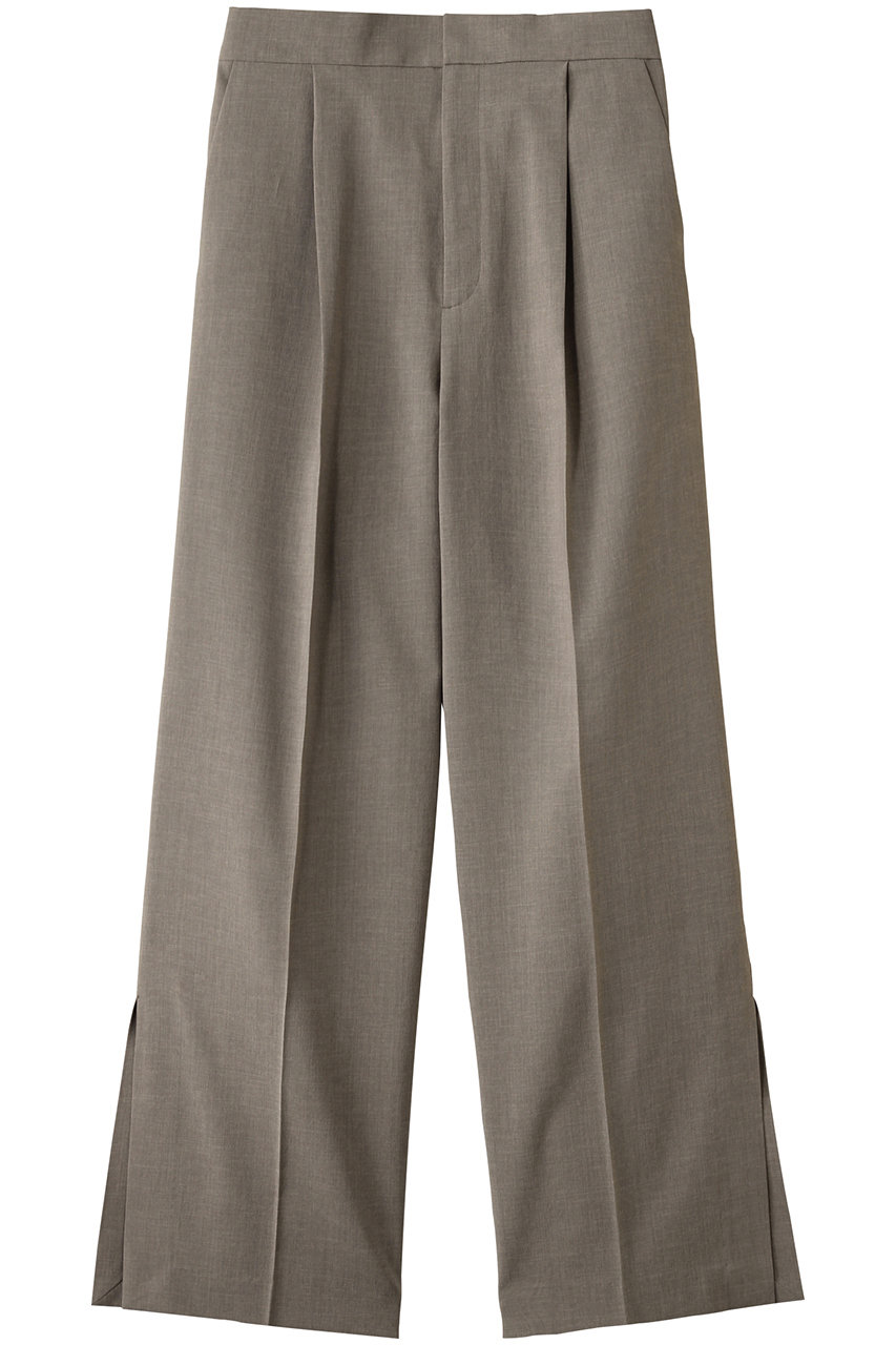 BEIGE, BATEAU(バトー)/イージーウエストサイドスリットタックパンツ (Taupe, 4) ベイジ, ELLE SHOP BEIGE, BATEAU(バトー)/イージーウエストサイドスリットタックパンツ (Taupe, 4) ベイジ, ELLE SHOP