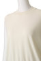 VALOIS（ヴァロア）/バックシフォンレイヤードニット ベイジ，/BEIGE，