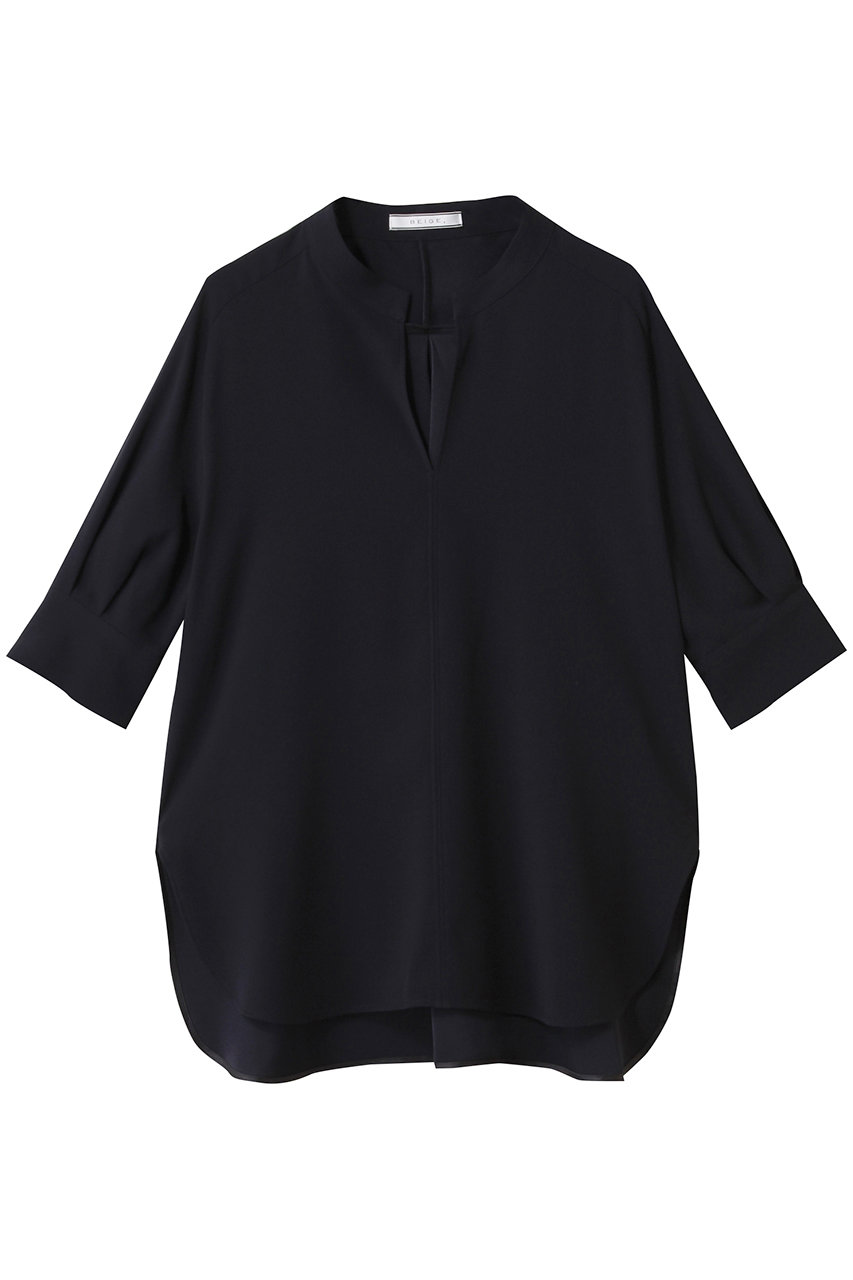 BEIGE, FLEUR(フルール)/ブラウス (Navy, 4) ベイジ, ELLE SHOP BEIGE, FLEUR(フルール)/ブラウス (Navy, 4) ベイジ, ELLE SHOP