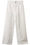 NAVIGLIO（ナヴィリオ）/フルレングスデニムバギーパンツ ベイジ，/BEIGE， White