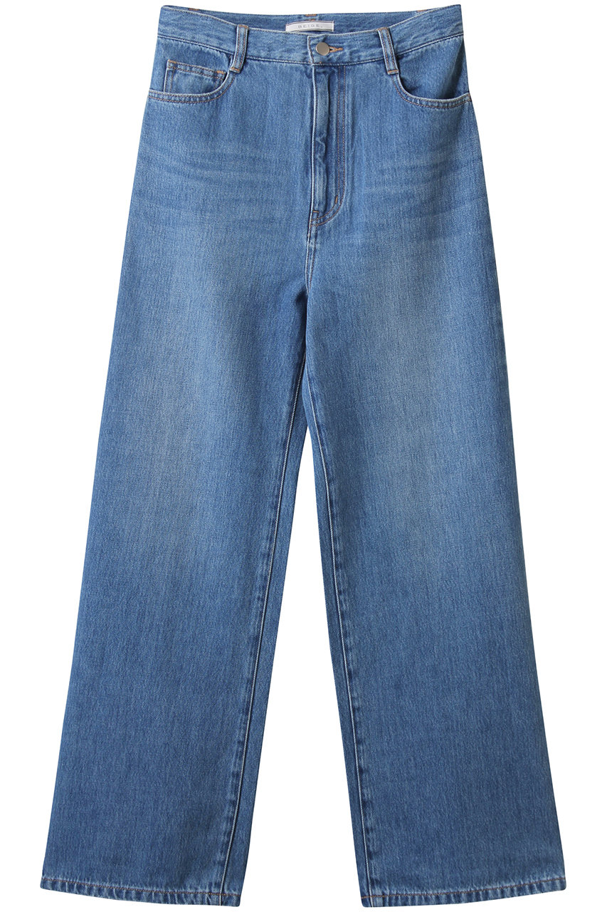 NAVIGLIO（ナヴィリオ）/フルレングスデニムバギーパンツ