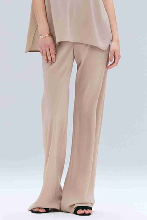 ベイジ，/BEIGE，のFLEUR（フルール）/ウエストゴムイージーワイドパンツ(110600/110601)