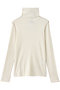 FORD（フォード）/ウール配色メローハイネックカットソー ベイジ，/BEIGE， Ecru