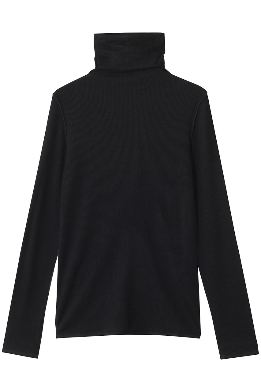 ベイジ，/BEIGE，のFORD（フォード）/ウール配色メローハイネックカットソー(Black/KKCWGA0203)