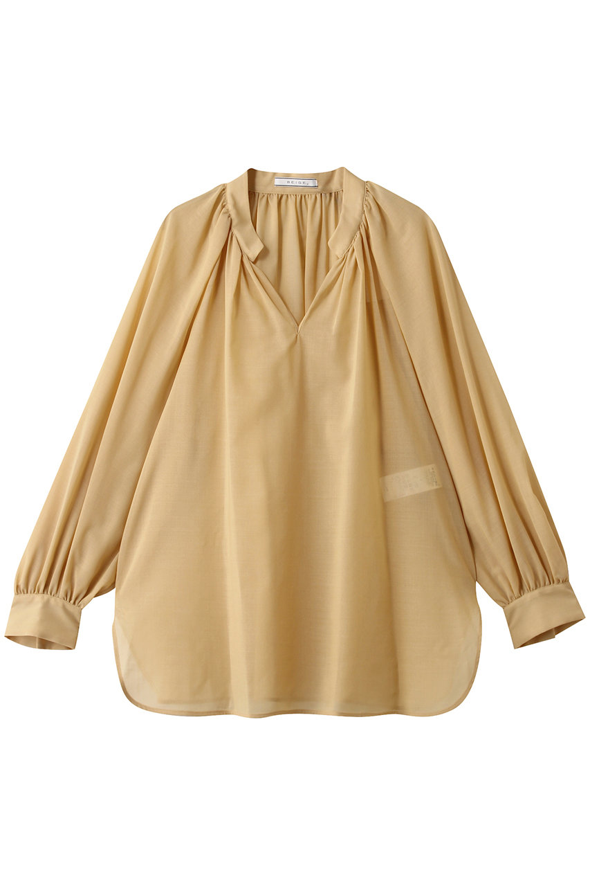 MOYE(モイエ)/シアーウールパフスリーブブラウス