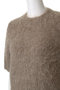 SENECA（セニカ）/アルパカウールショートシャギーニット ベイジ，/BEIGE，