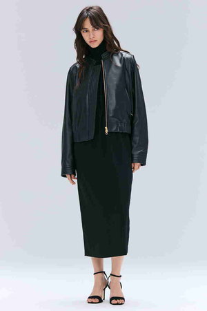 ベイジ，/BEIGE，のFLEUR（フルール）/ニットコンビハイネックノースリーブドレス(110500/110503)