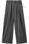 ZEPHYR（ゼファー）/ウールライクタックベルトワイドパンツ ベイジ，/BEIGE， Top Gray