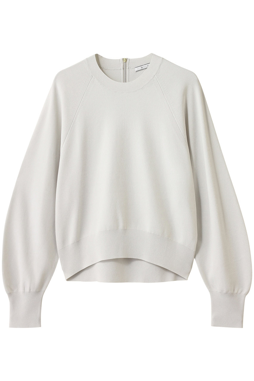 ベイジ，/BEIGE，のLAURA（ロラ）/ドライタッチバックジップニット(L.Sage/KRCWGA0201)