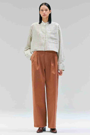 ベイジ，/BEIGE，のHAMLIN / コットンストレッチ2タックワイドパンツ(110600/110601)