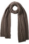 SEDONA（セドナ）/ウールカシミヤケーブルストール ベイジ，/BEIGE， Taupe