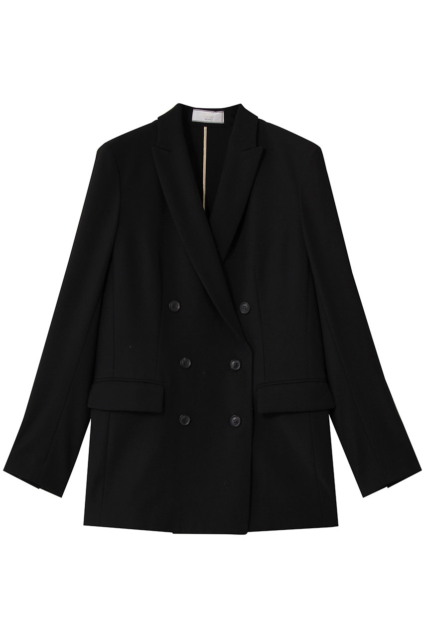 ベイジ，/BEIGE，のALAINA（アライナ）/ダブルジャケット(Black/JKCWCA0721)